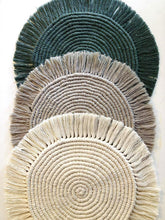 Cargar imagen en el visor de la galería, Sets Bases de Plato tejido Macramé 4, 6, 8, 12 pz