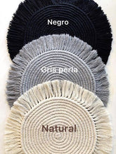 Cargar imagen en el visor de la galería, Sets Bases de Plato tejido Macramé 4, 6, 8, 12 pz